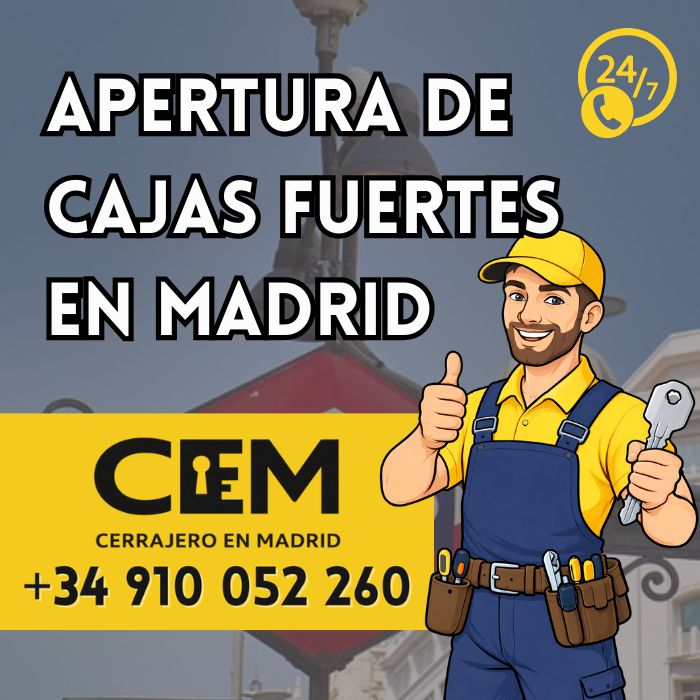 Apertura de cajas fuertes Madrid